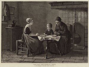 Saying Grace by Albert Neuhuys